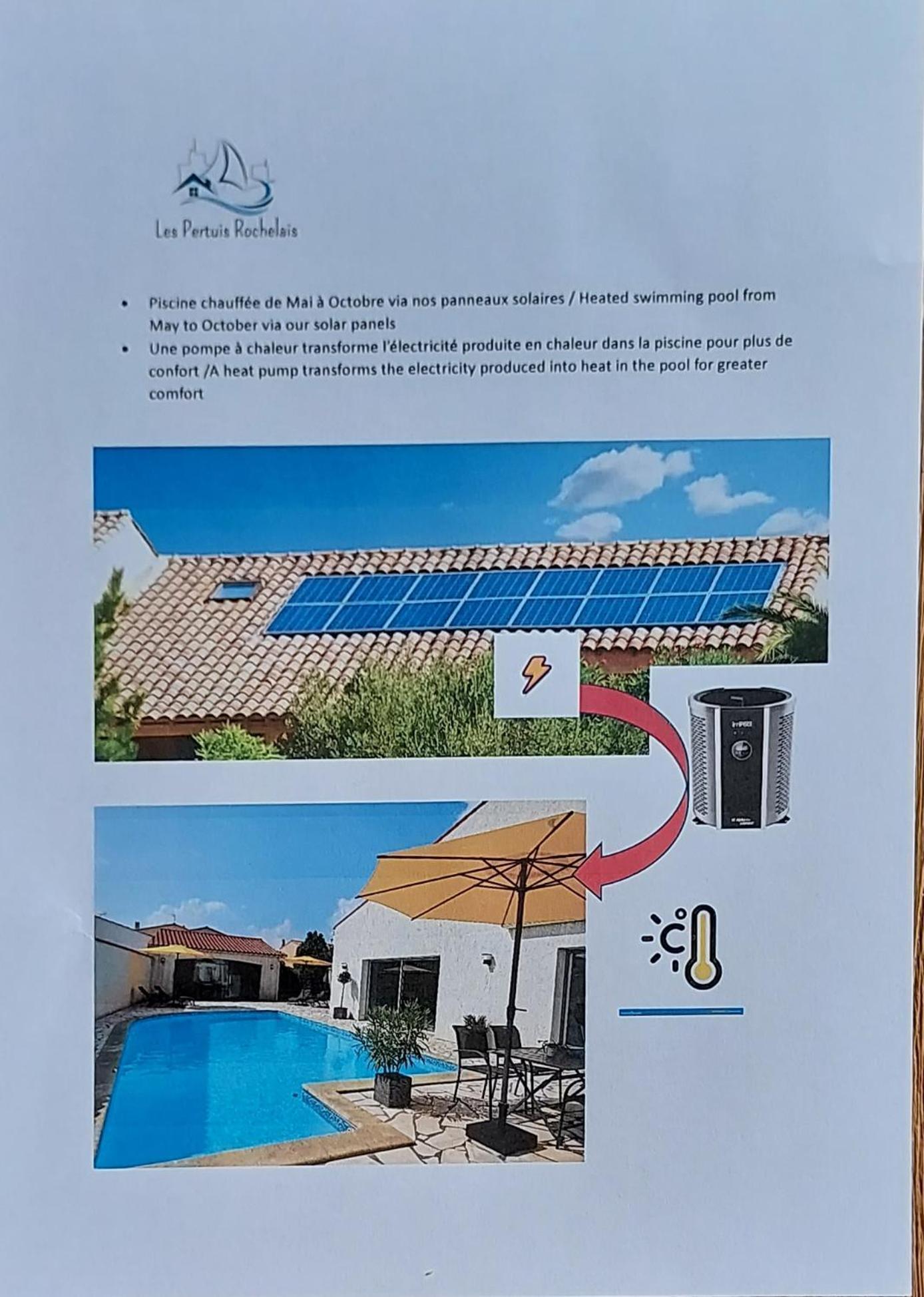 Les Pertuis Rochelais Bed and Breakfast Périgny Εξωτερικό φωτογραφία